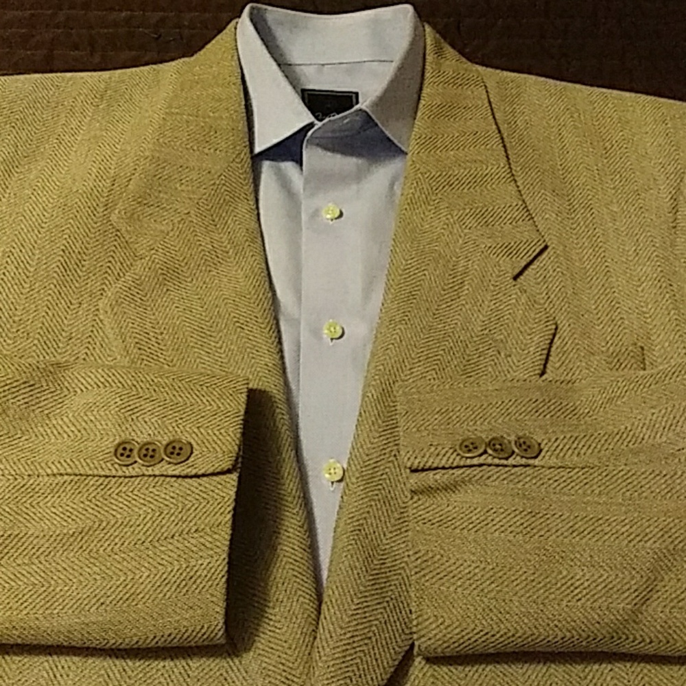 Armani Collezioni Men's Wool & Linen Blazer (44 L)